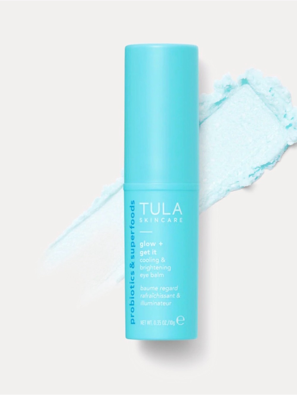 Tula Cooling & Brightening Eye Balm — Aqua Blue NEW & SEALED